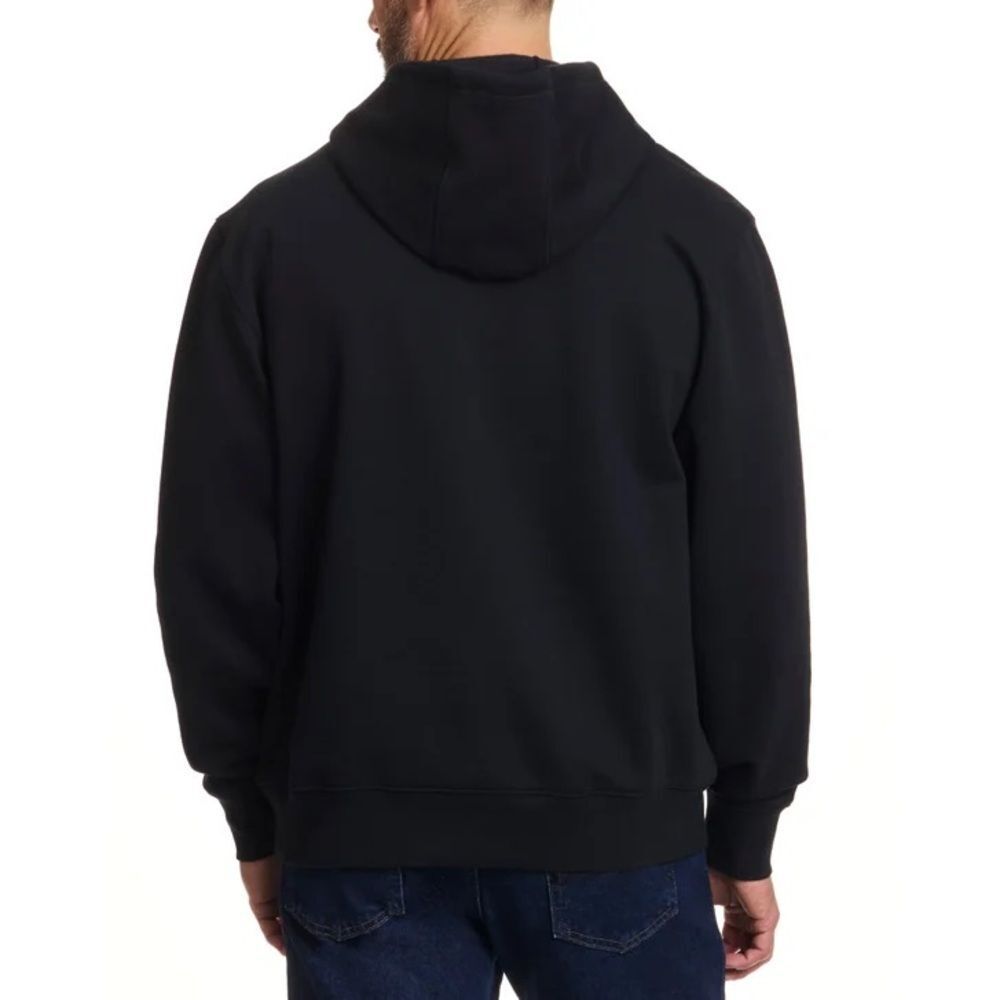 NEW John Deere Black Men's 1/4 Zip Hoodie - Picture 2 of 8